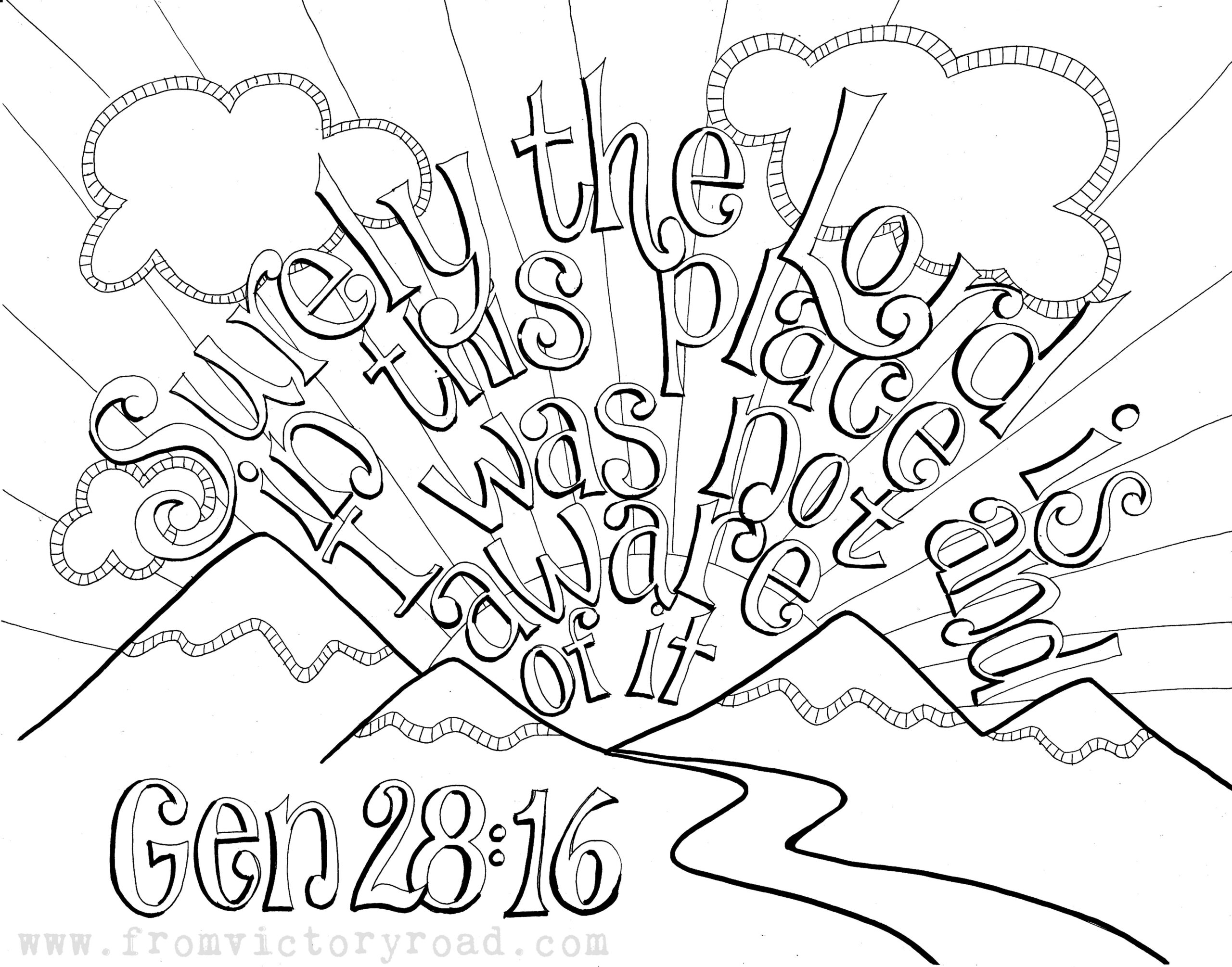 Scripture Doodles From Victory Road