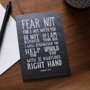 Scripture Greeting Card Fear Not Isaiah 41 10 Scripture Type
