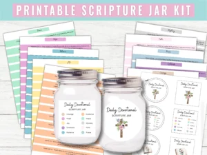 Scripture Jar Printable Printable Study Planner