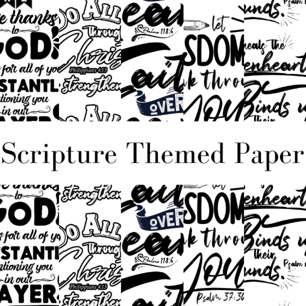 Printable Scrapbook Paper Bible Pages