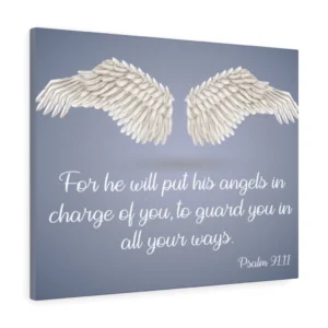 Scripture Walls Psalm 91 11 God s Angels Bible Verse Canvas Christian Express Your Love Gifts