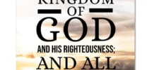 Scripture Walls The Kingdom Of God Matthew 6 33 Bible Verse Canvas Chr Express Your Love Gifts