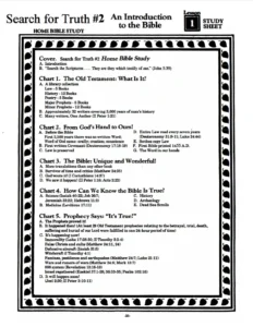 Search For Truth 2 Student Study Sheets Digital PPH