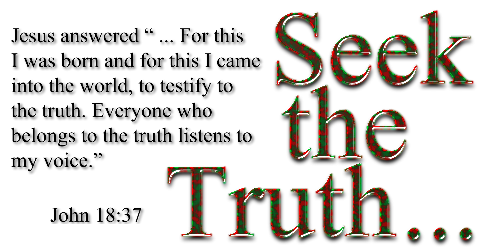 Seek The Truth Openclipart