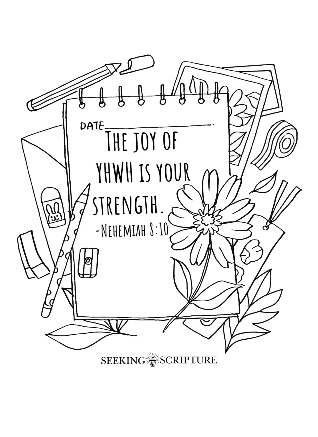Seeking Scripture Coloring Pages Seeking Scripture