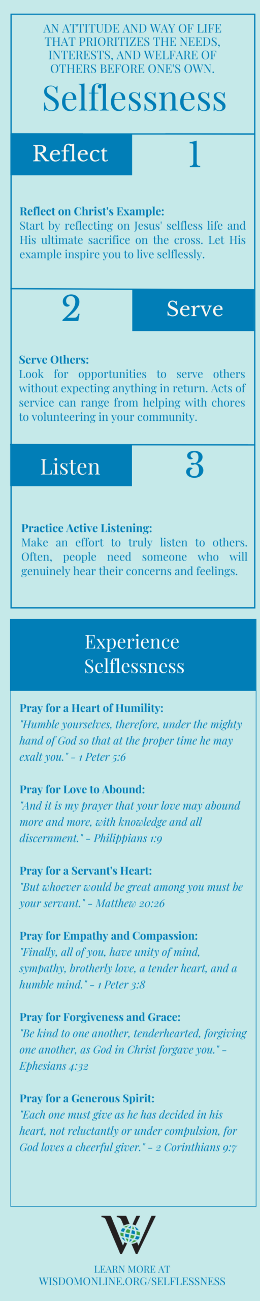 Selflessness A Biblical Call To Love Others Above Ourselves Wisdom International