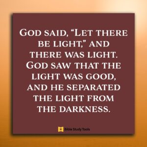 Set Apart For His Glory Genesis 1 3 5 Your Daily Bible Verse May 11 Your Daily Bible Verse Lightsource Test Show With Tech Team