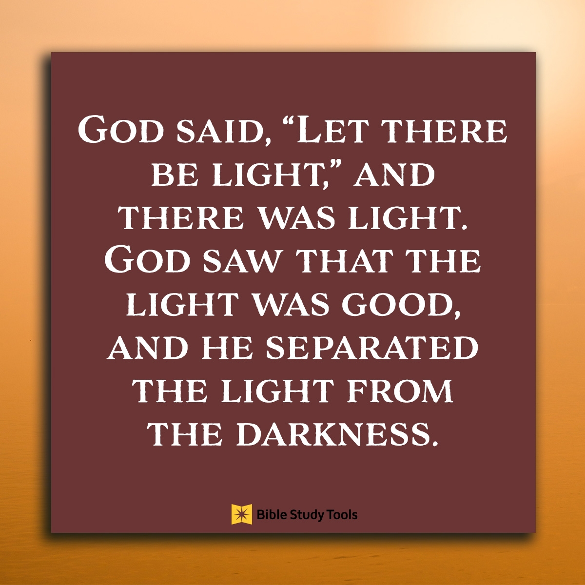 Set Apart For His Glory Genesis 1 3 5 Your Daily Bible Verse May 11 Your Daily Bible Verse Lightsource Test Show With Tech Team