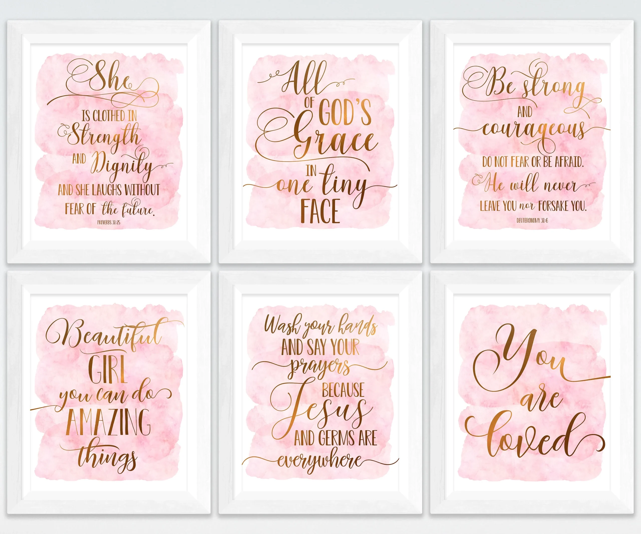 Bible Verse Wall Art Printables