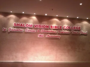 Shalom Vision Bible College GCF Ministries
