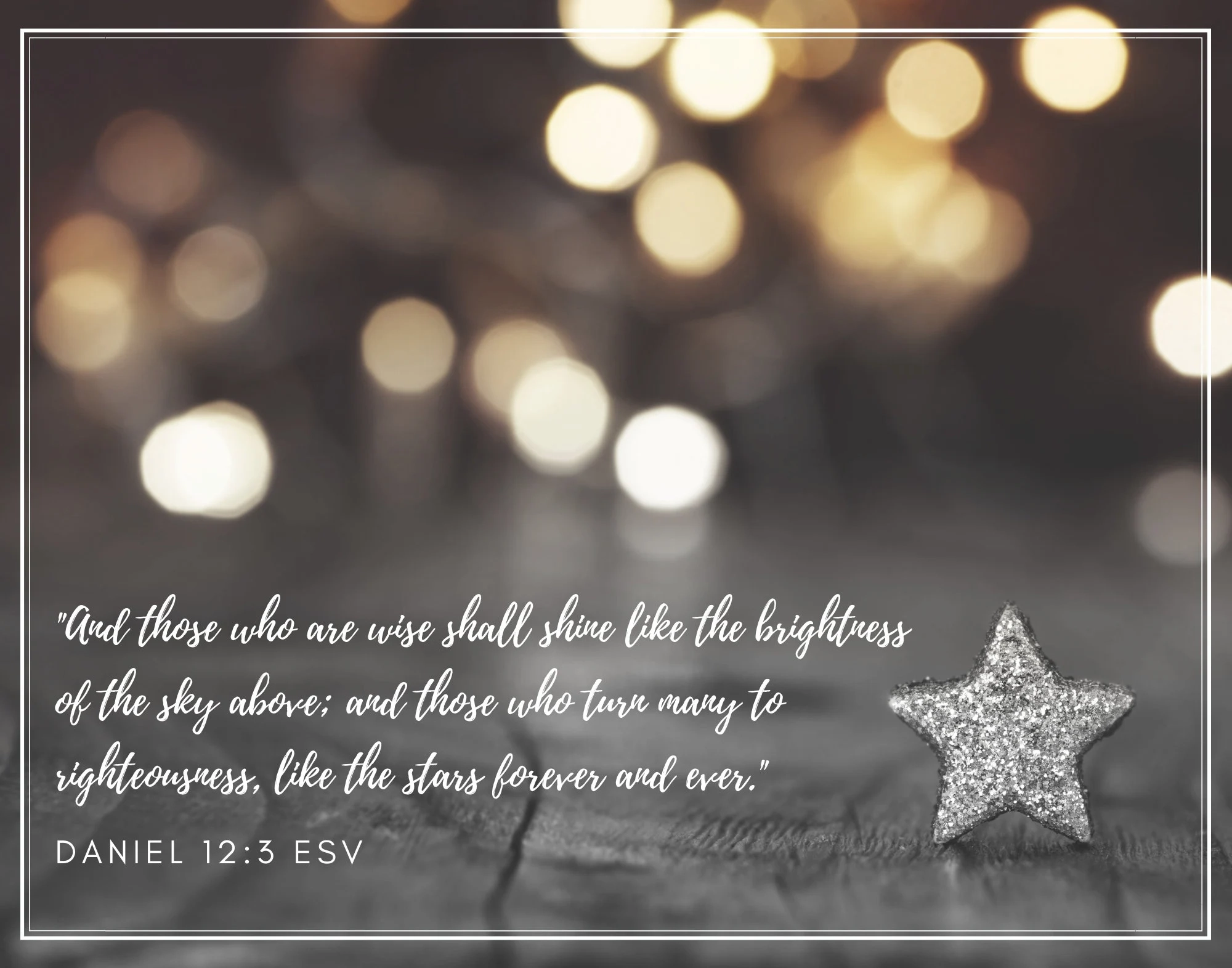 Shine Like The Brightness Of The Sky Above Daniel 12 3 Print Wall Art Scripture Art Bible Verse Stars Etsy