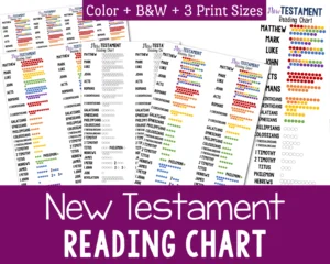 Shop New Testament Reading Chart Primary Singing