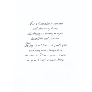 Son Confirmation Card The Catholic Gift Store