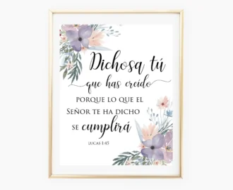 Spanish Bible Verse Print Printable Wall Art Bible Verse Quote Spanish Etsy