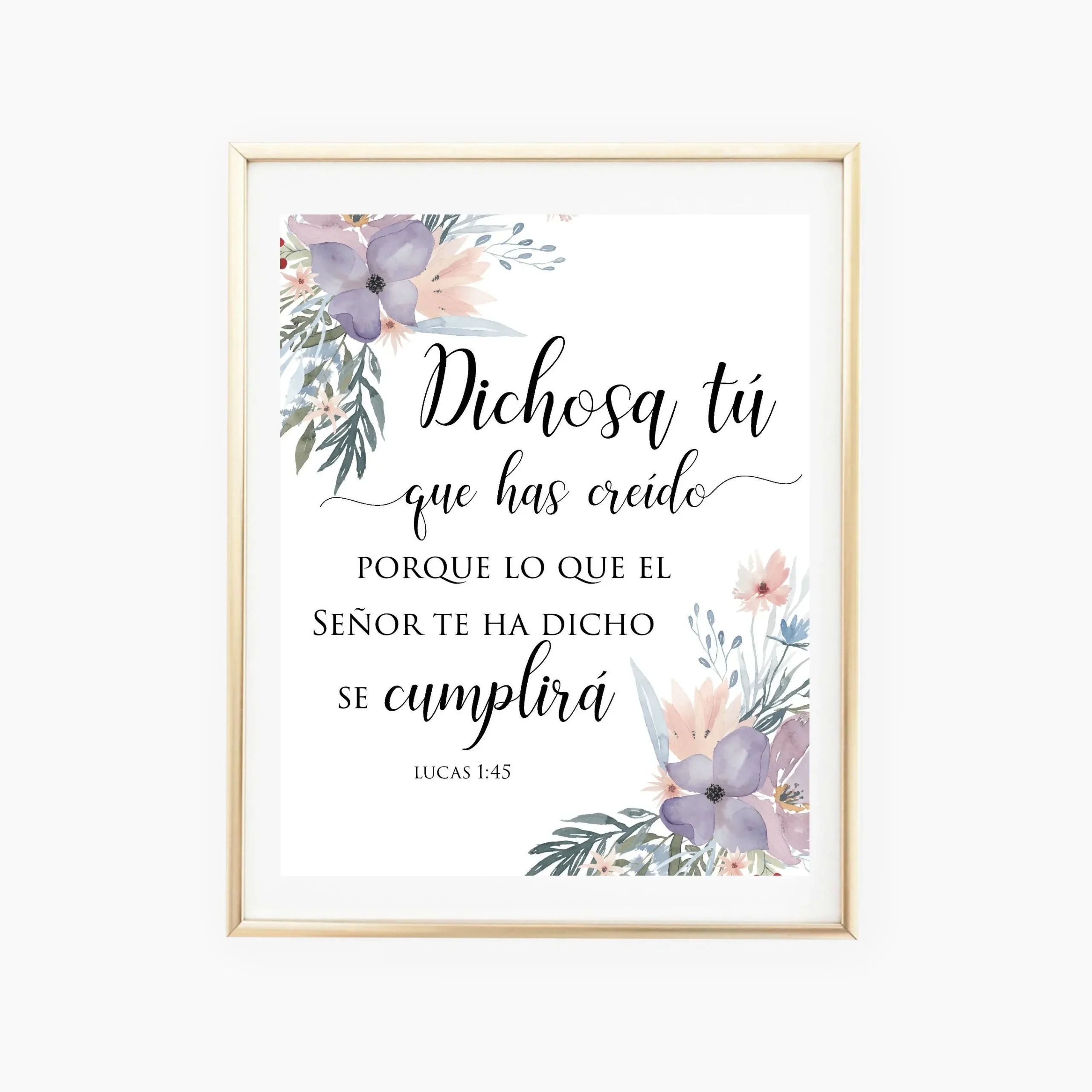 Spanish Bible Verse Print Printable Wall Art Bible Verse Quote Spanish Etsy