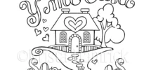 SPANISH My House Coloring Page In Two Sizes 8 5X11 Bible Journaling Tip in 6X8 Etsy