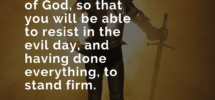 Standing Against Evil The Way Of The Word