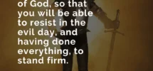 Standing Against Evil The Way Of The Word