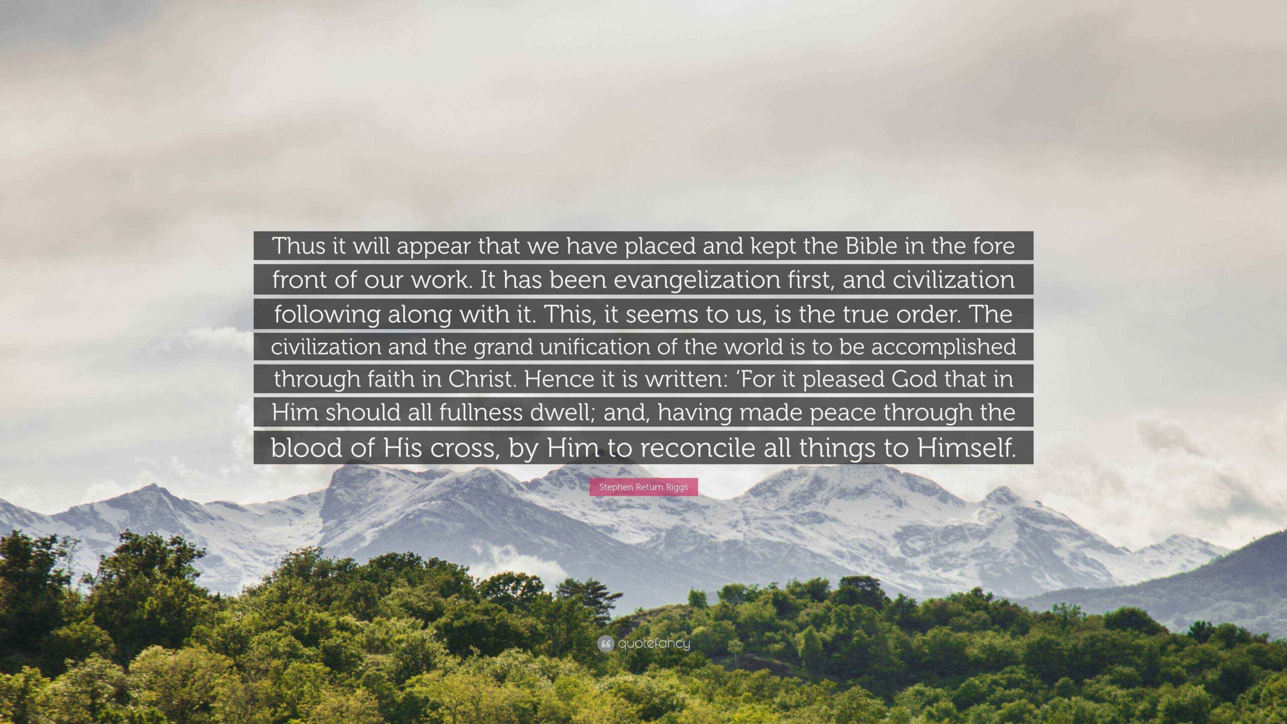 Bible Quotes About Evangelization