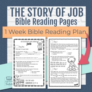 Story Of Job Bible Reading Pages 1 Week Bible Reading Plan For 1st Kids Bible Teacher