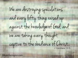 Strategies And Scriptures To Combat Negative Thinking With Free E book Ginger Harrington