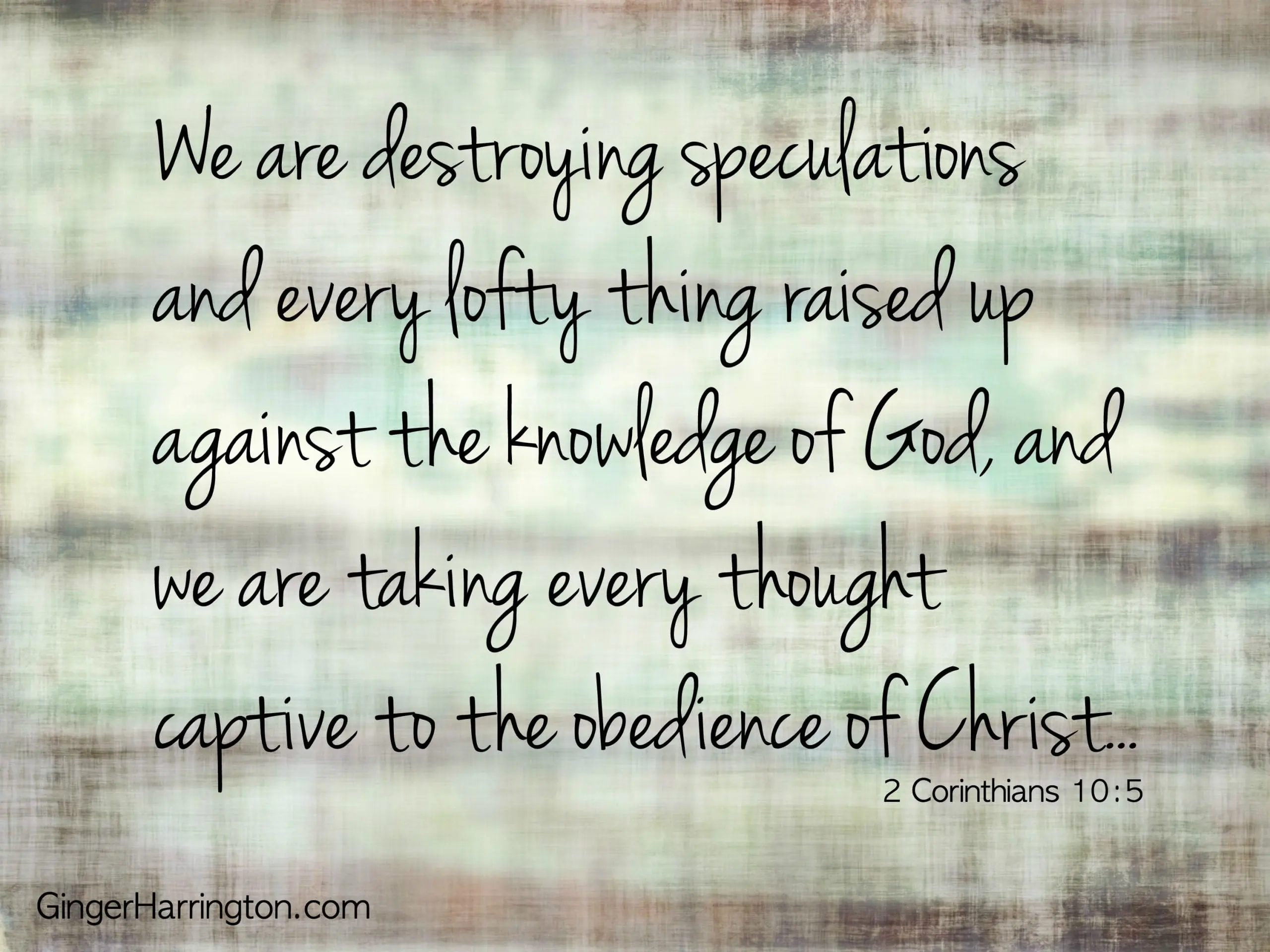 Strategies And Scriptures To Combat Negative Thinking With Free E book Ginger Harrington