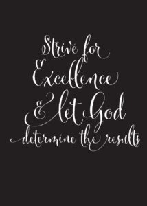 Striving For Perfection Vs Striving For Excellence