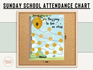 Sunday School Attendance Sheet Attendance Chart Sunday School Printable Attendance Tracker Attendance Chart Church Attendance Sticker Etsy Israel