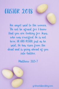 Sunday Scripture Vol 7 HAPPY EASTER Girl Meets Bow
