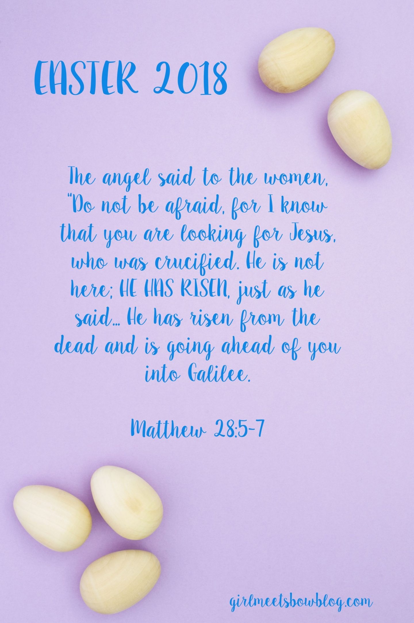 Sunday Scripture Vol 7 HAPPY EASTER Girl Meets Bow