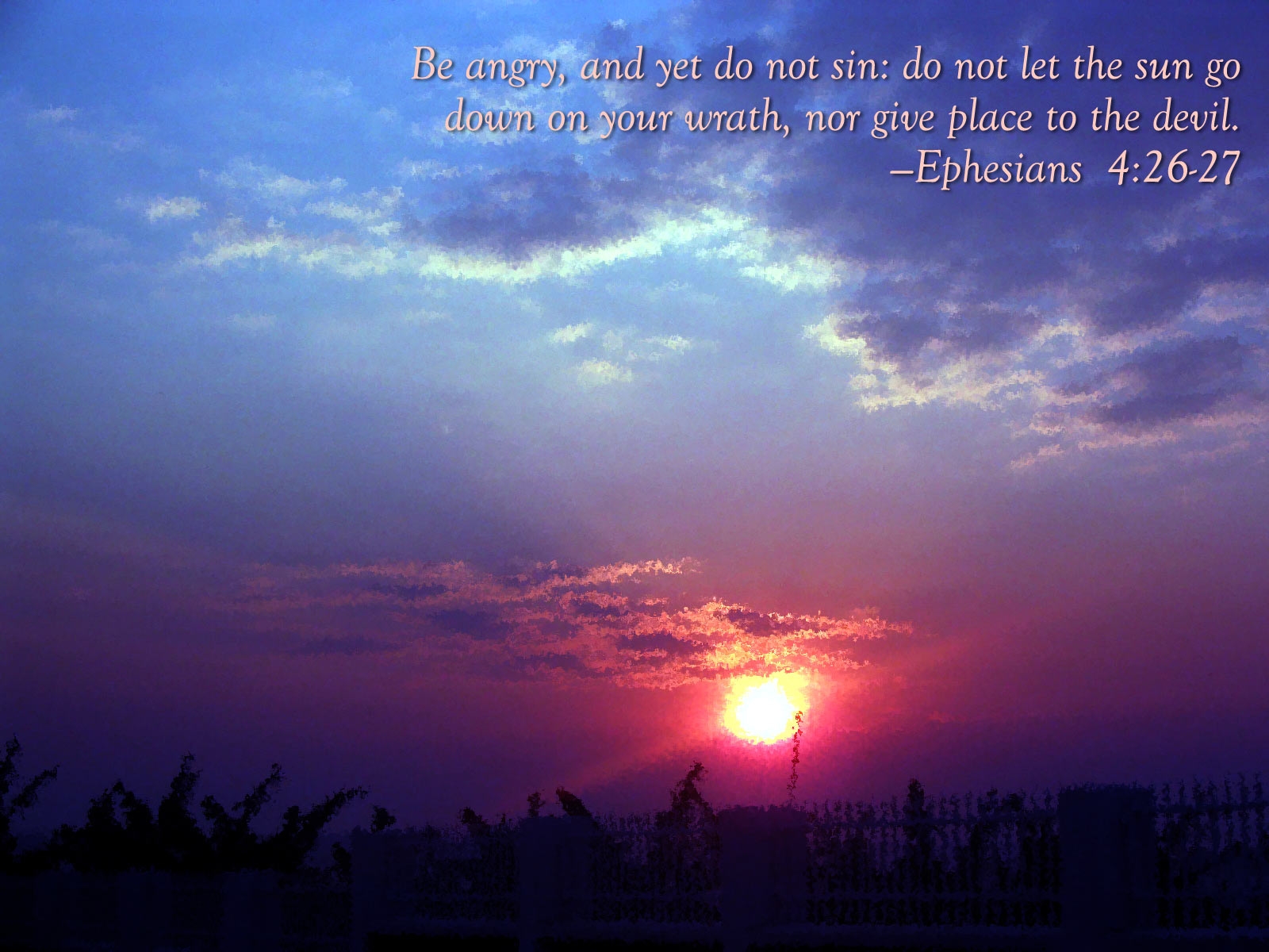 Sunset And Bible Quotes QuotesGram
