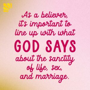 Taking A Stance On Sanctity
