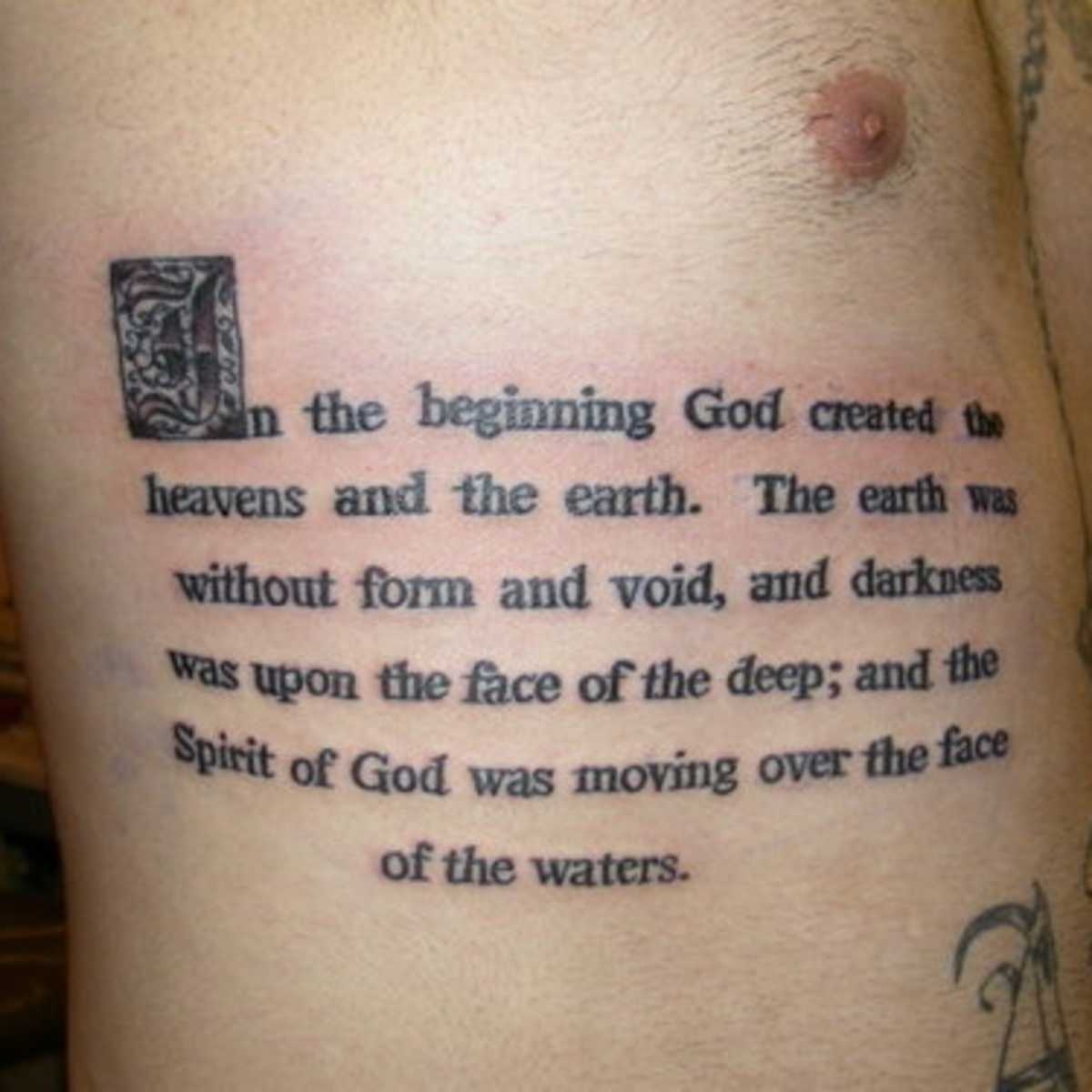 Tattoo Ideas Bible Verses HubPages