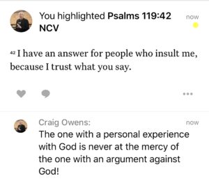 Taunting Craig T Owens