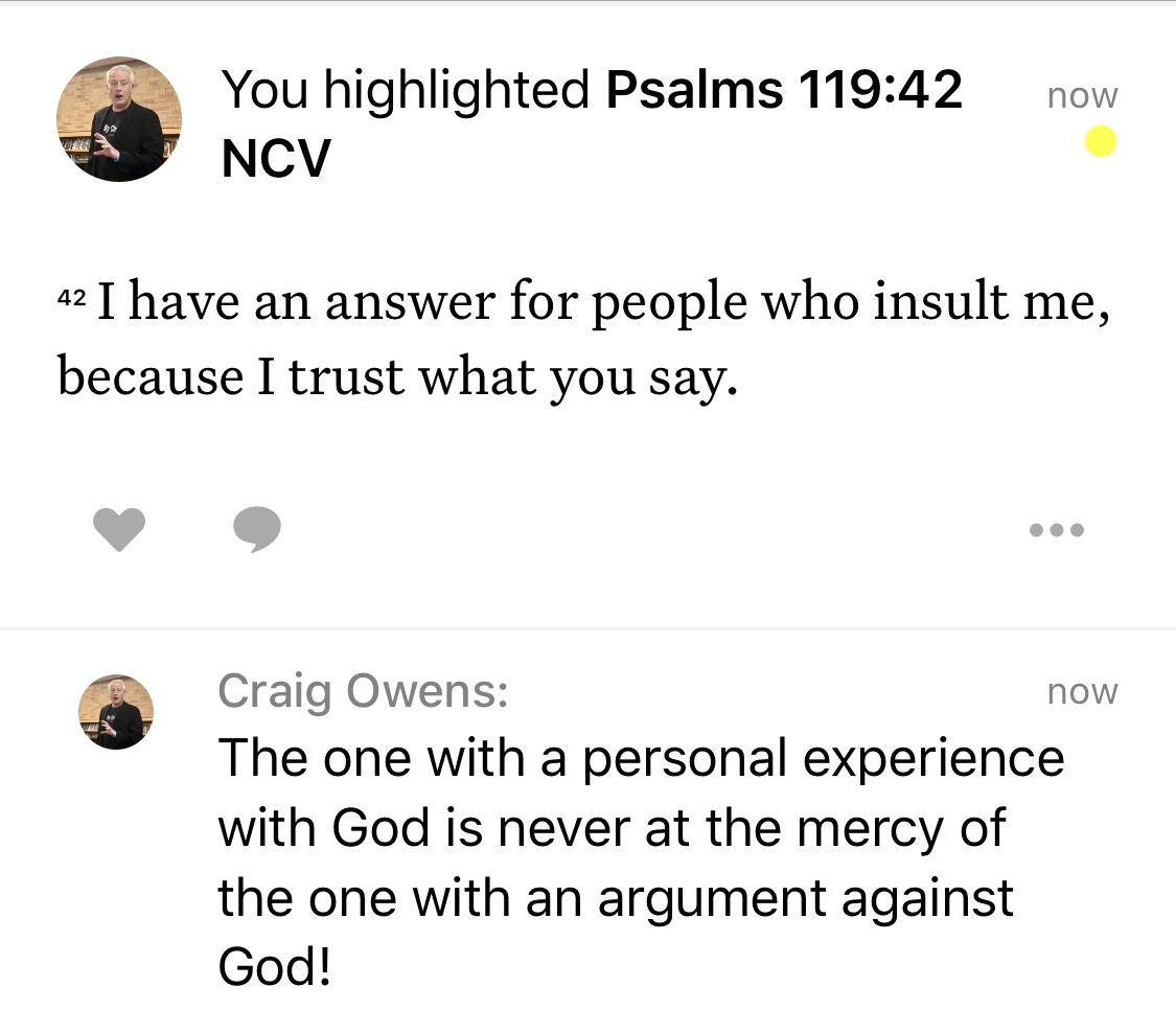Taunting Craig T Owens