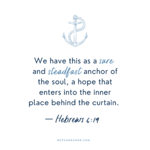 The Anchor Of Our Souls Scripture For Anxiety And Worry