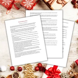 The Christmas Story Of Jesus For Kids Free Printable Queen Of The Household