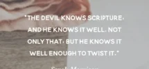 The Devil Knows The Bible Do You The Daily Grace Co