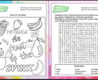 The Fruit Of The Spirit Galatians 5 16 26 Printable Bible Lesson S Sunday School Store