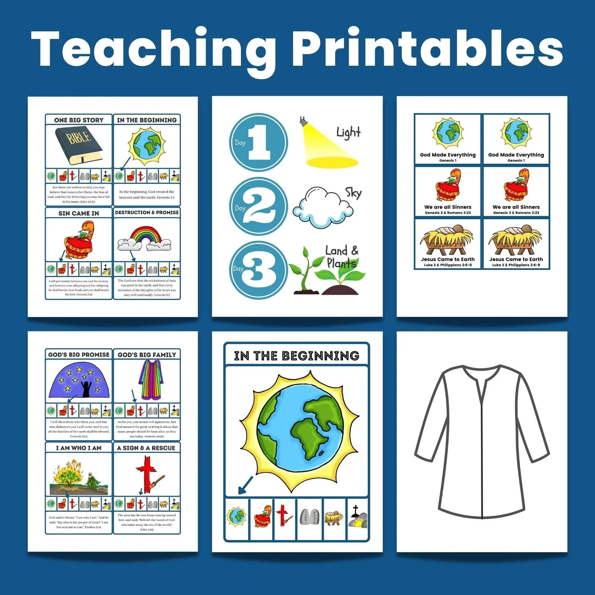 Printable Bible Stories For Preschoolers