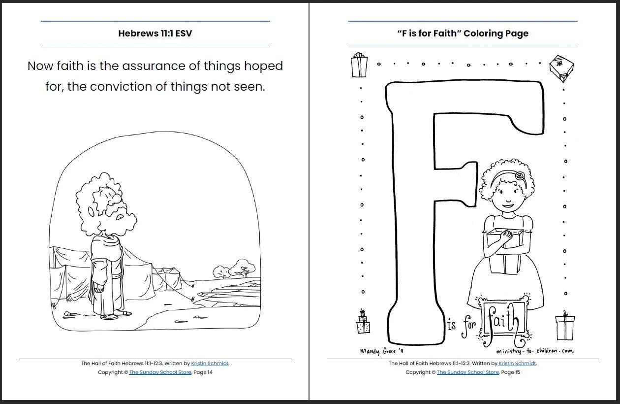 Preschool Bible Lessons Printable