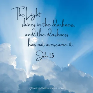The Light Shines In Darkness Blessed Be Boutique
