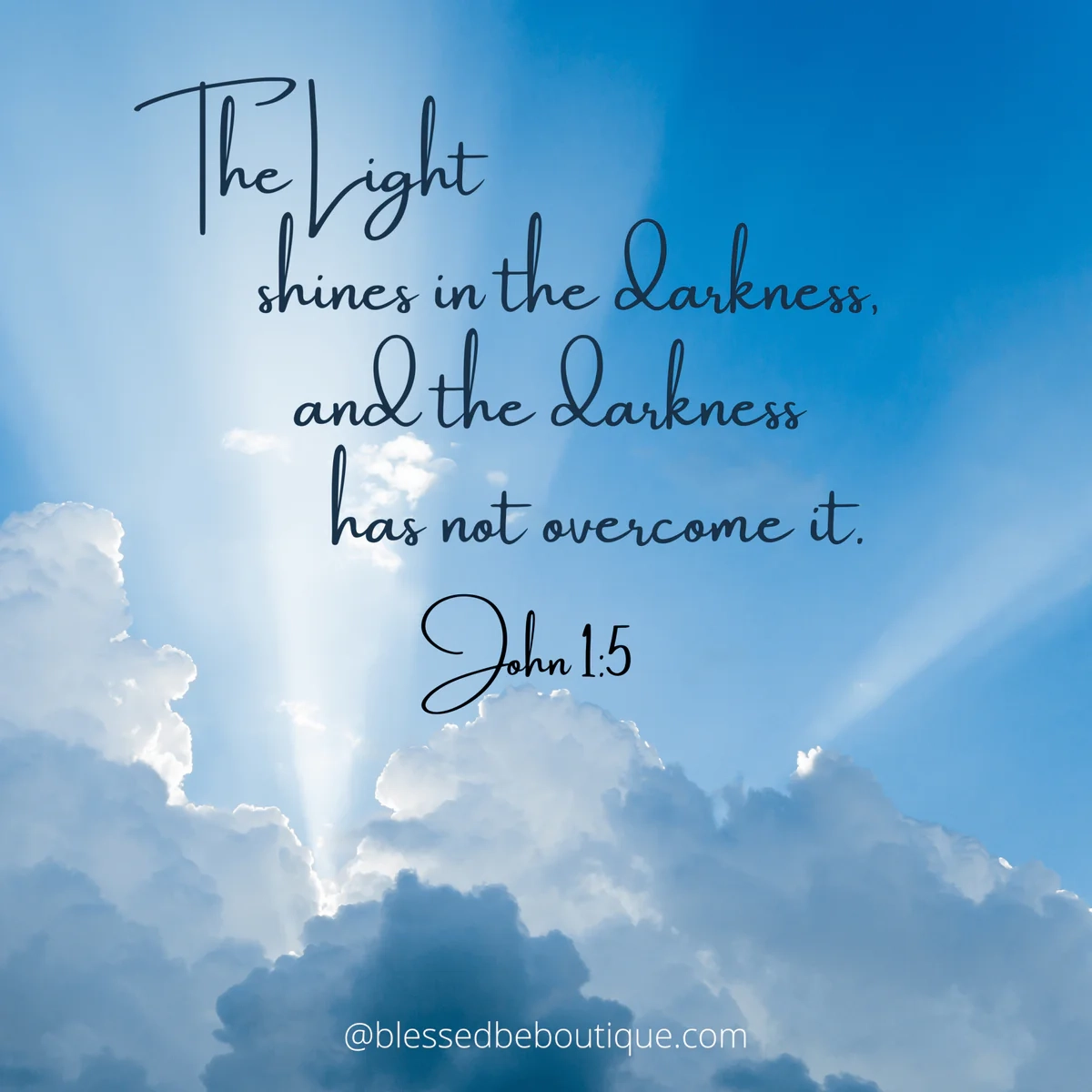The Light Shines In Darkness Blessed Be Boutique