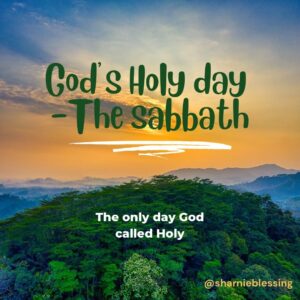 The Lord s Actual Holy Day The Seventh Day Sabbath By Blessing C Nkire Medium