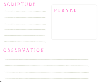 The SOAP Bible Study Method Out Upon The Waters