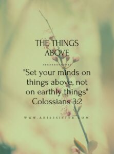 The Things Above Arise Sister