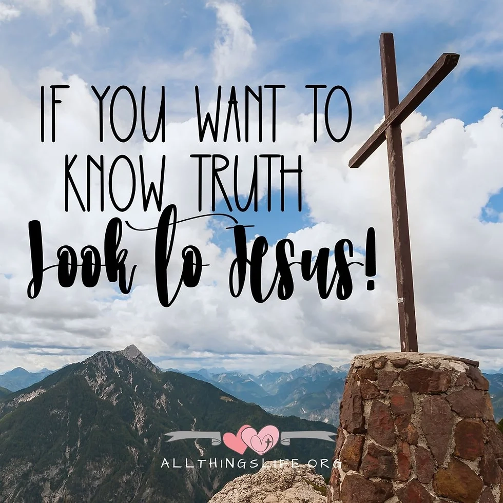 The Truth Will Set You Free