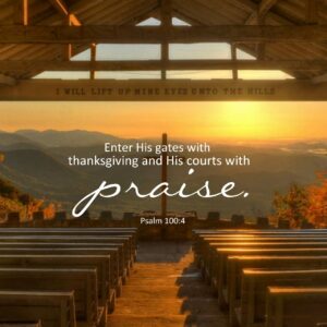 The Word For The Day Psalm 100 Make A Joyful Shout To The Lord All You