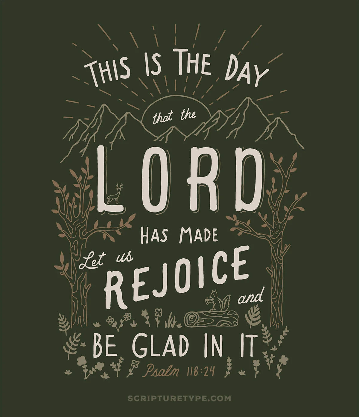 This Is The Day The Lord Has Made Psalm 118 24 Scripture Type