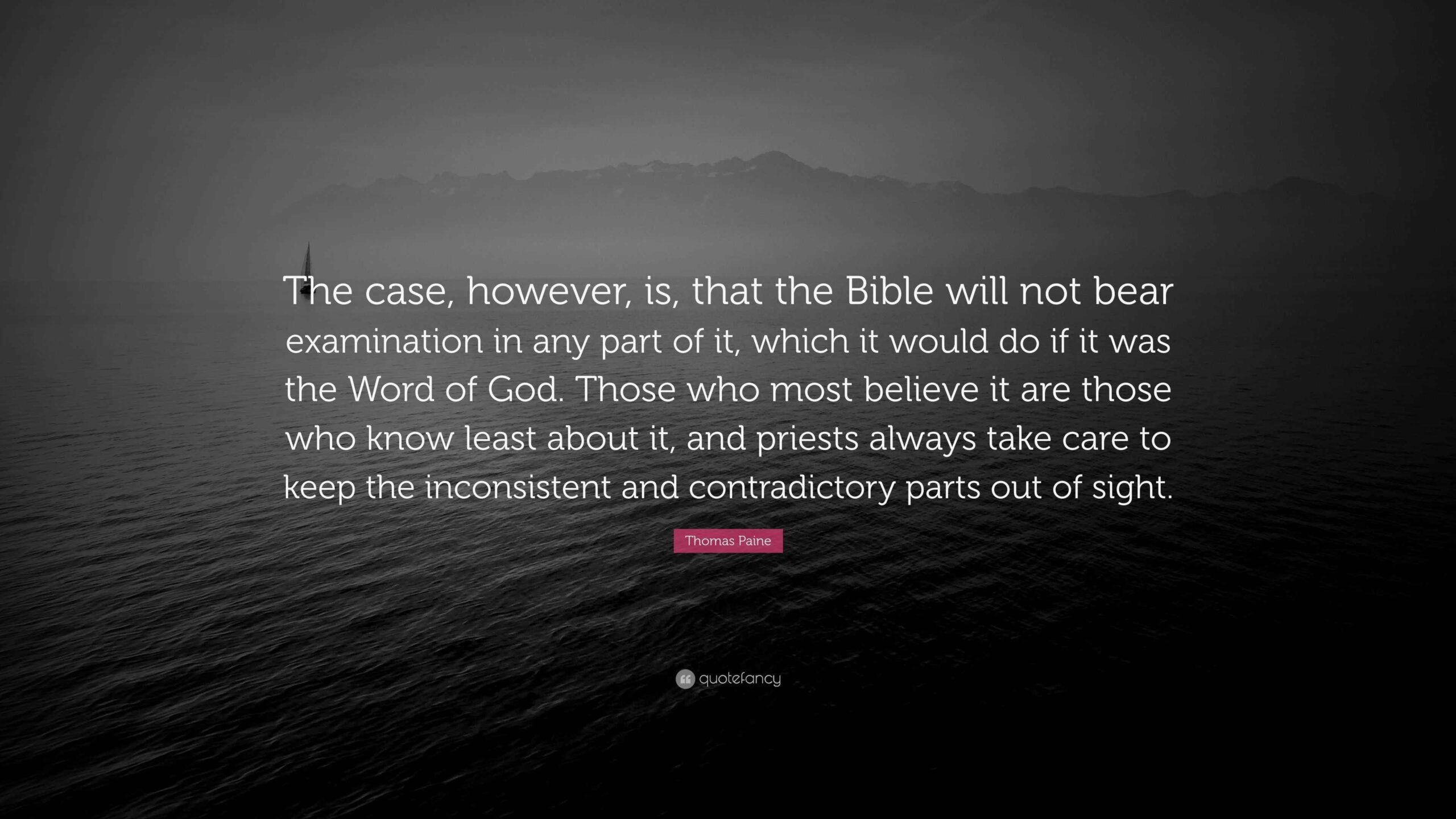 Contradictory Bible Quotes